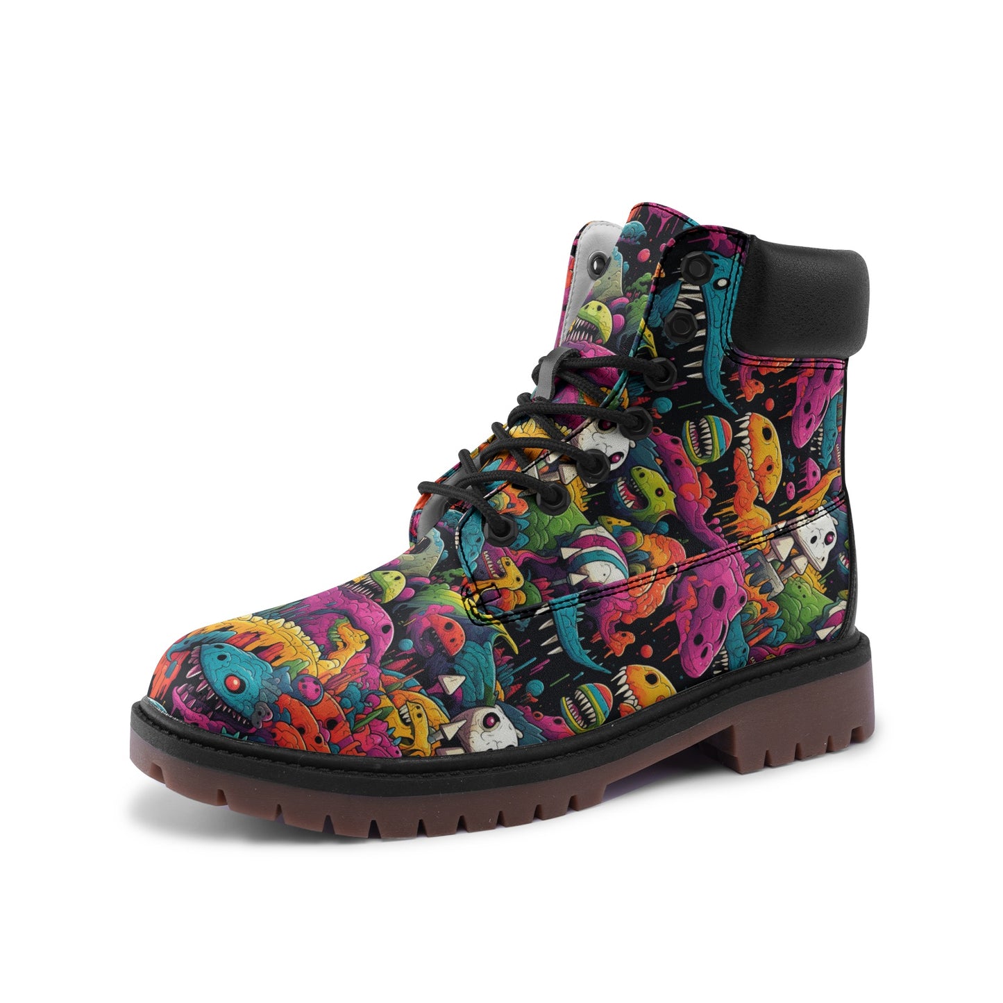 Monster World 2 Premium Vegan Leather Chukka Boots