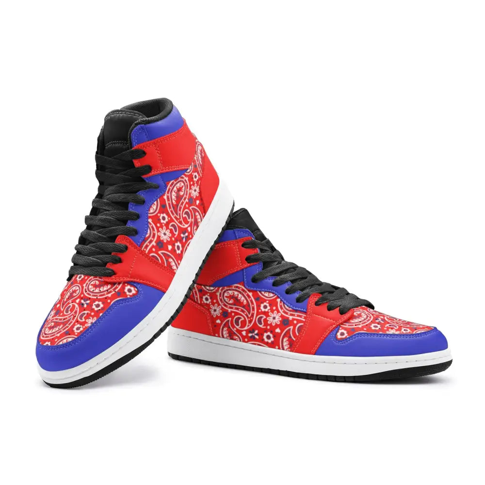 Blue and Orange Bandana TR Sneakers - Shoes