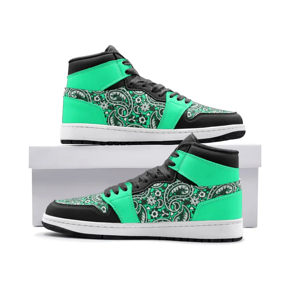 Bright Green Bandana TR Sneakers - 3 Men - Shoes