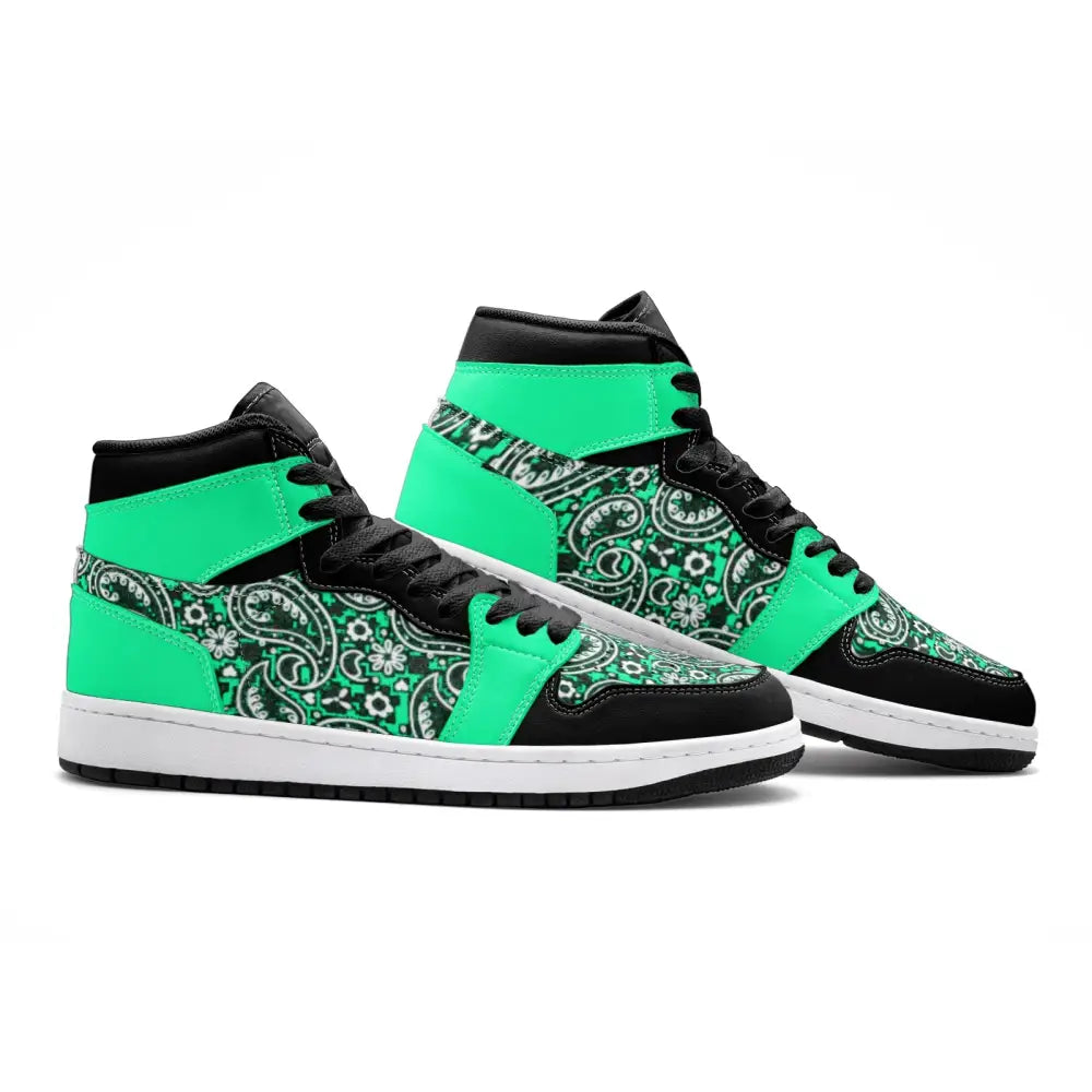 Bright Green Bandana TR Sneakers - Shoes