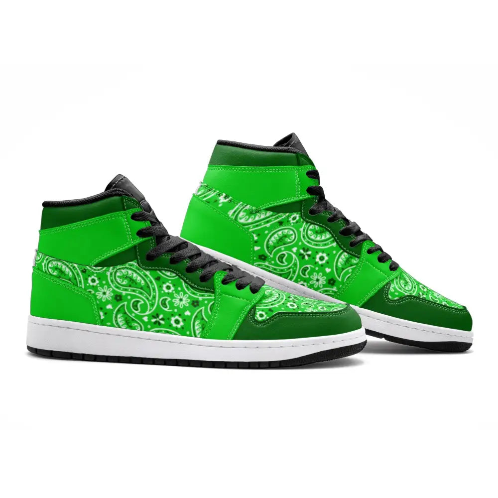 Bright Green Bandana TR Sneakers - Shoes