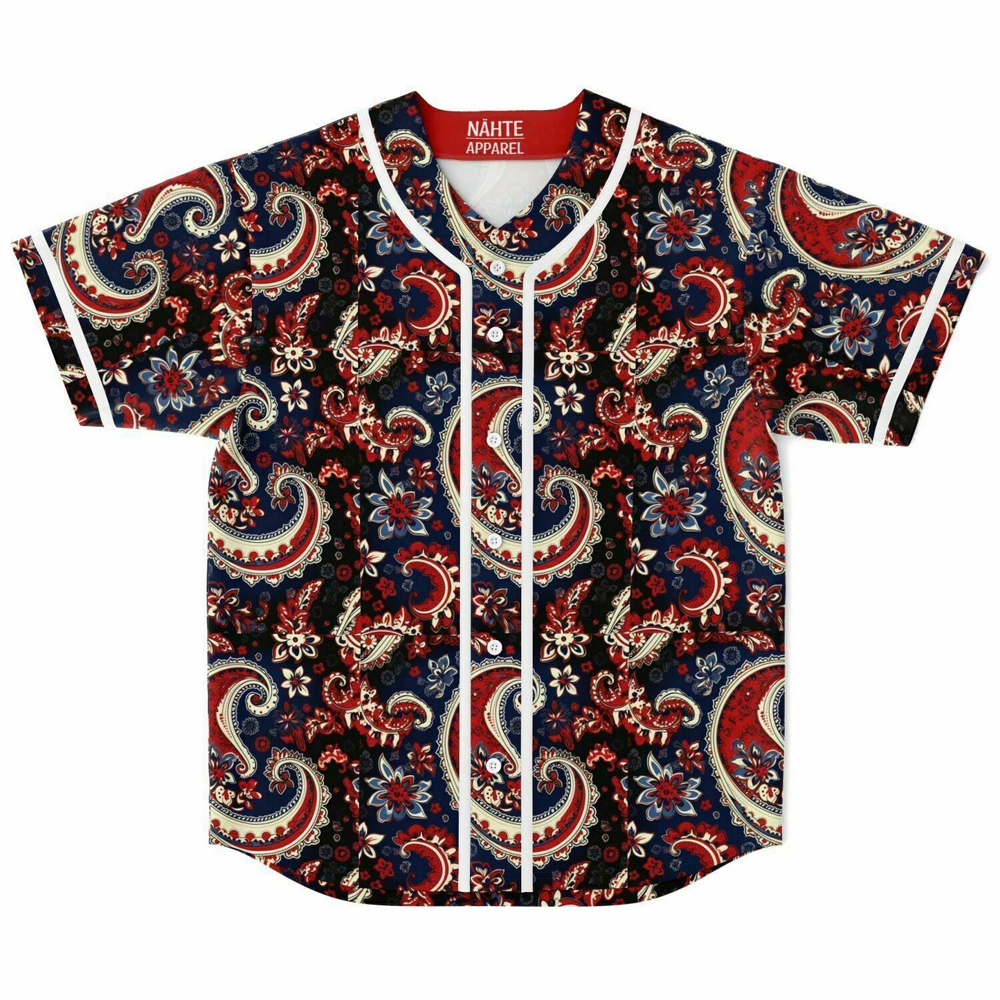 Red and Blue Baseball Jersey