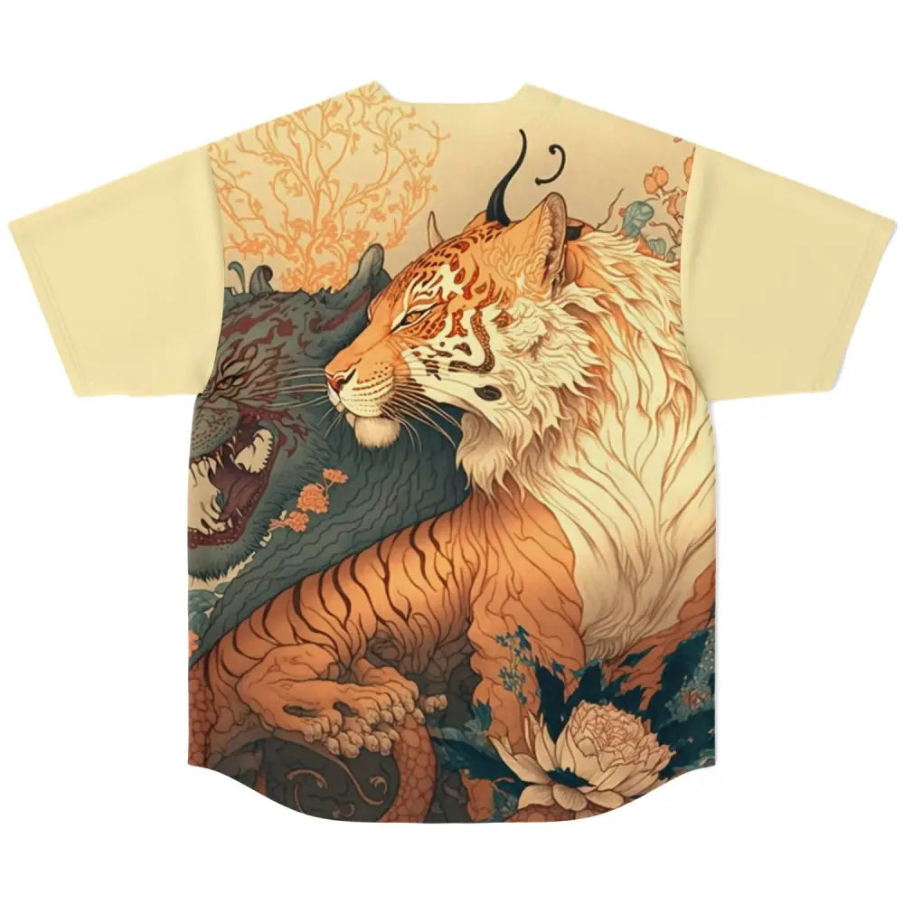 Chinese Tiger Baseball Jersey - Baseball Jersey - AOP
