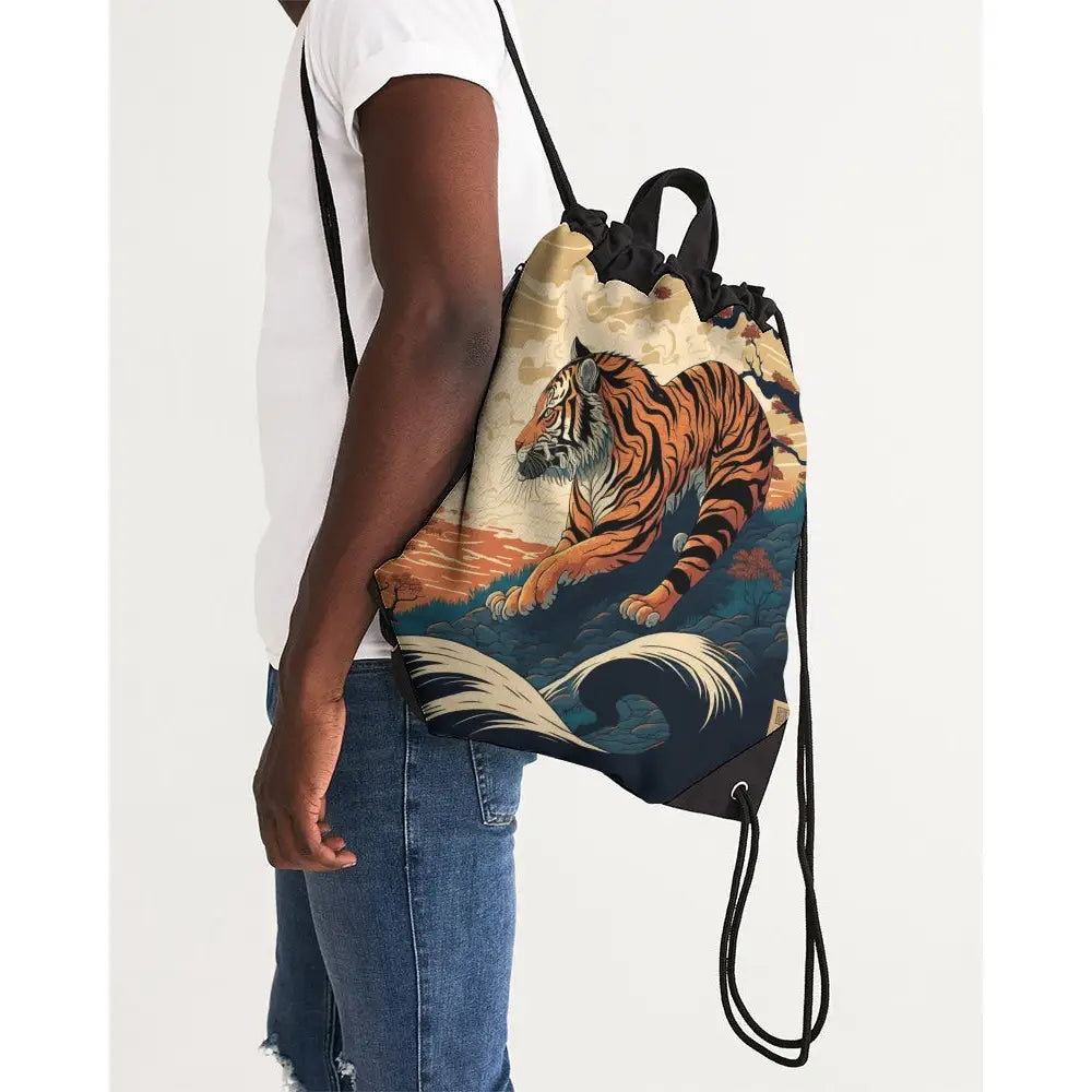 Chinese Tiger Canvas Drawstring Bag - UNIVERSAL - Backpacks