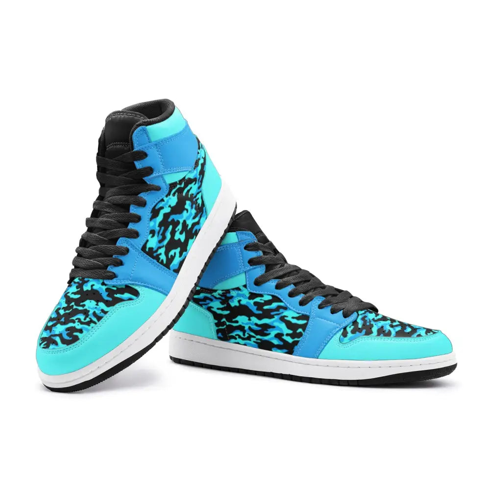 Double Blue Camo TR Sneakers - Shoes