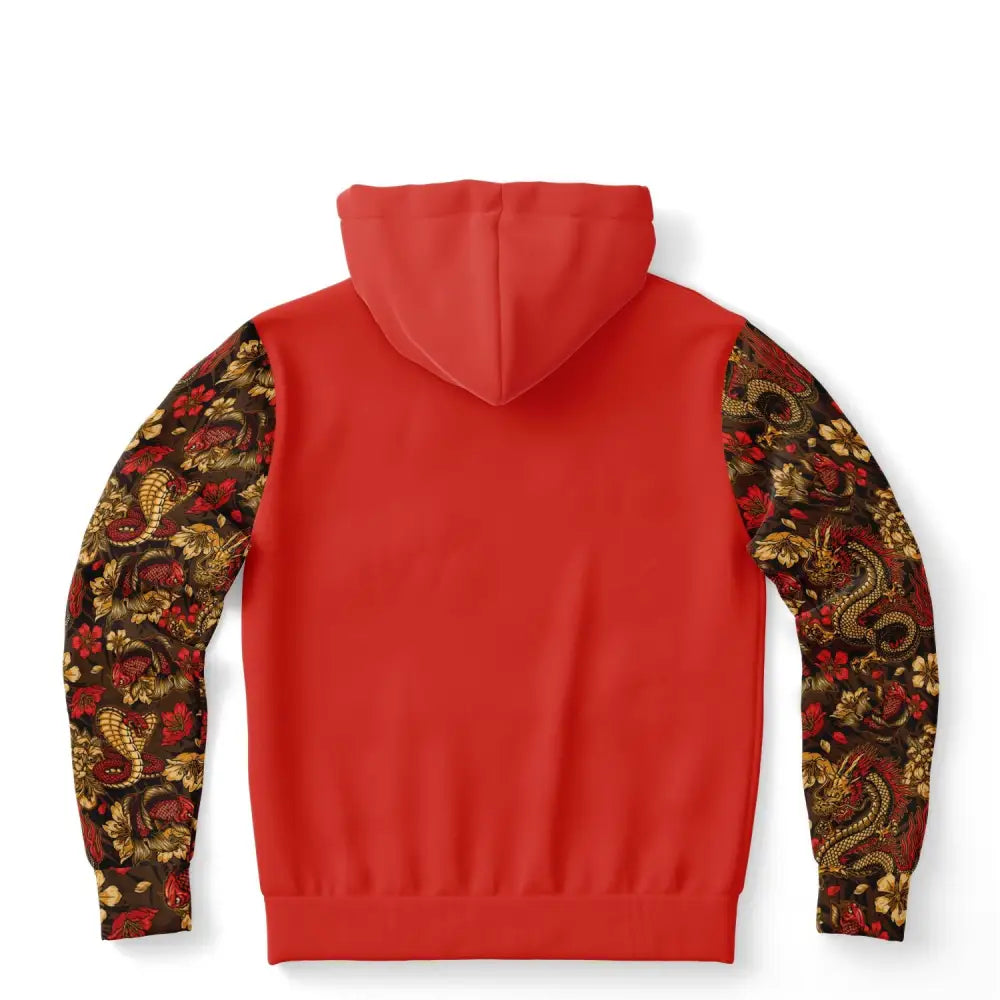Dragon Fashion Hoodie - Red Dragon Red Fashion Hoodie - XS -