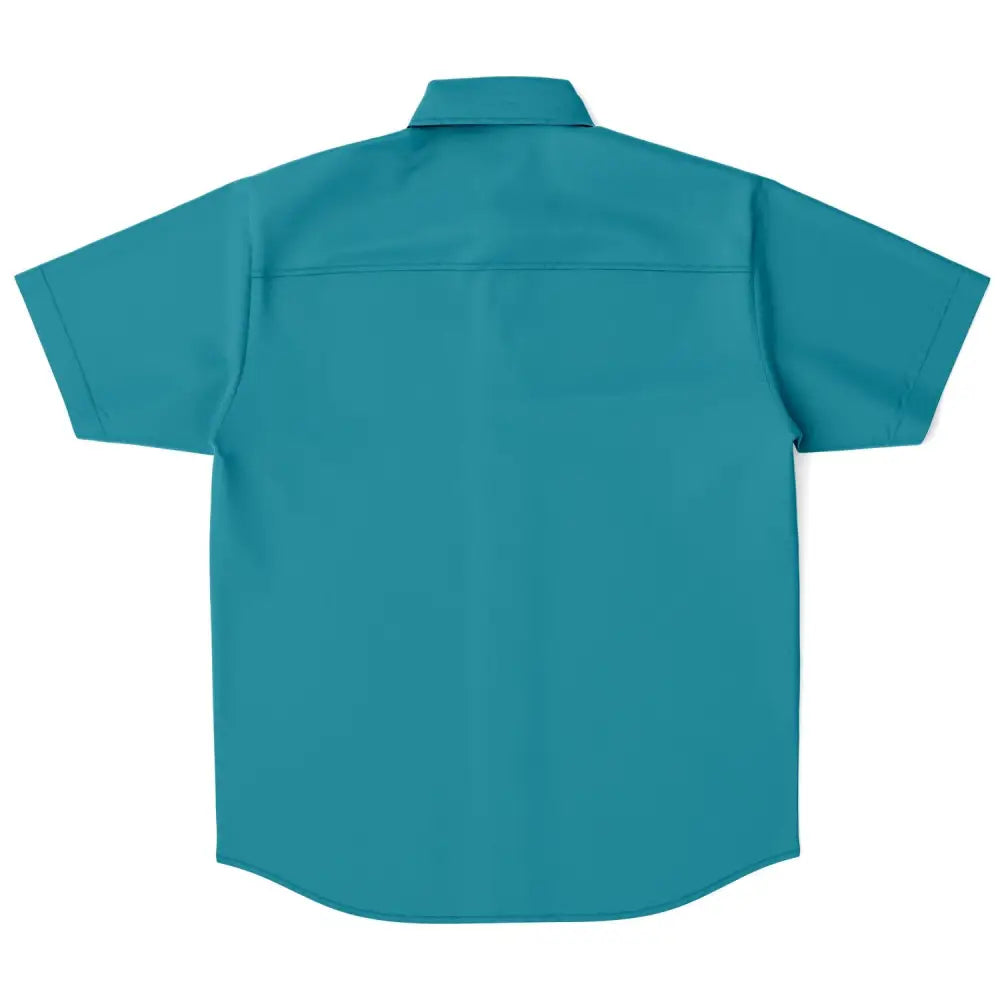 Dragon Tree Short Sleeve Button Down Shirt - Short Sleeve