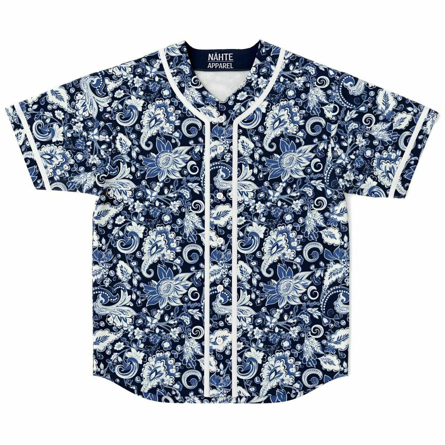 Double Blue Bandana Baseball Jersey