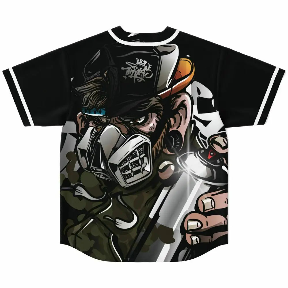 Graffiti King Baseball Jersey - Baseball Jersey - AOP