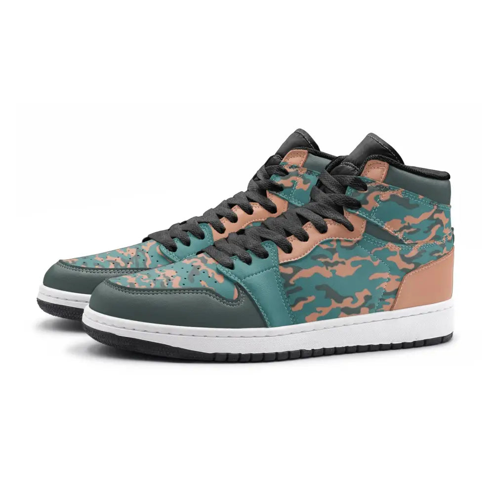 Green and Cream TR Sneakers - Shoes