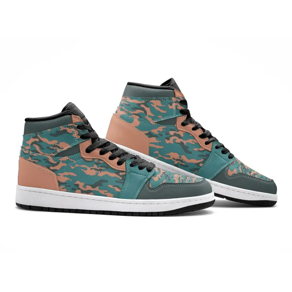 Green and Cream TR Sneakers - Shoes