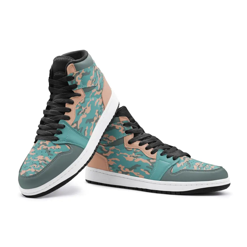 Green and Cream TR Sneakers - Shoes