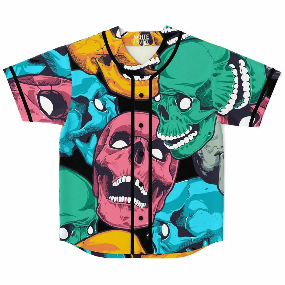 Happy Skulls Baseball Jersey - Group