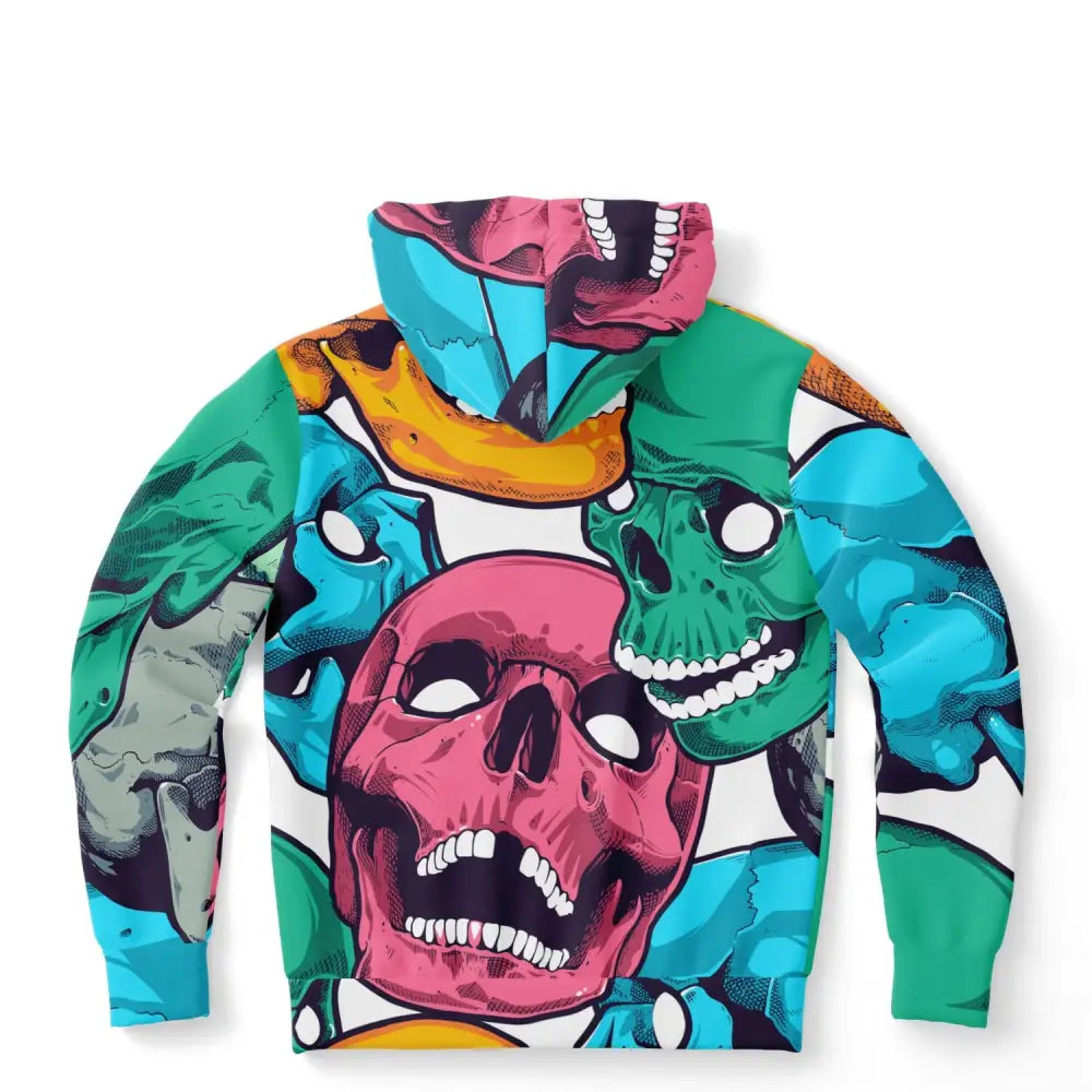 Happy Skulls Fashion Pullover Hoodie - XS - Fashion Hoodie -