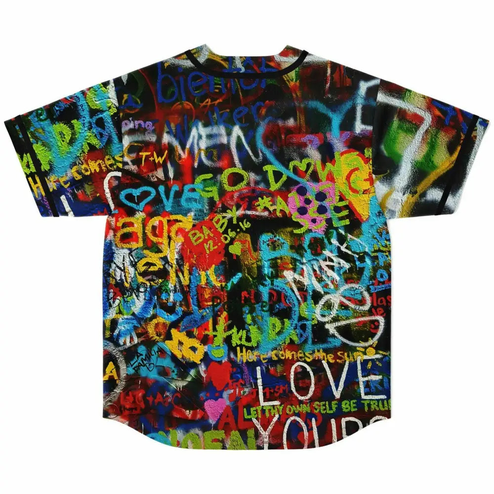 Love Yourself Baseball Jersey - Baseball Jersey - AOP