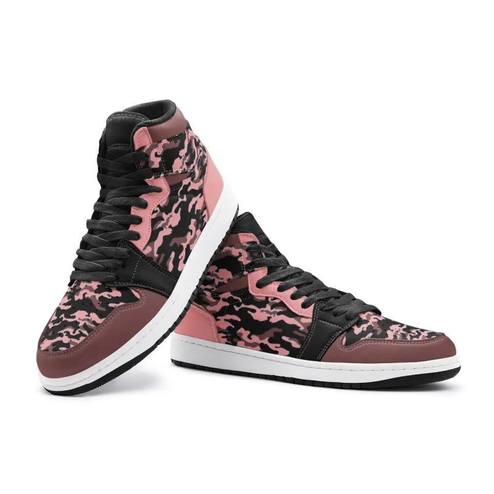 Peach Camo TR Sneakers - Shoes