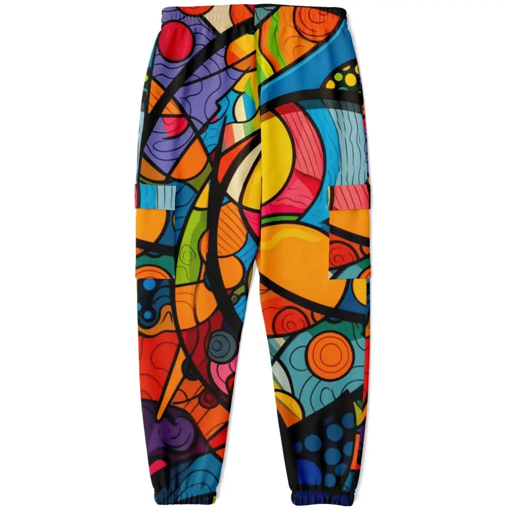 Pop Art Doodles Athletic Cargo Sweatpants - Athletic Cargo
