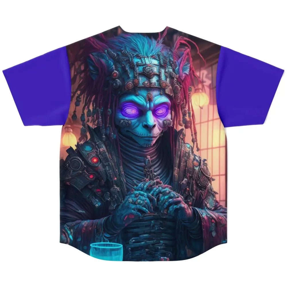 Purple Eyes Baseball Jersey - Baseball Jersey - AOP