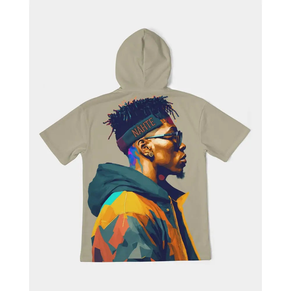 Rapper Premium Heavyweight Short Sleeve Hoodie - Tops