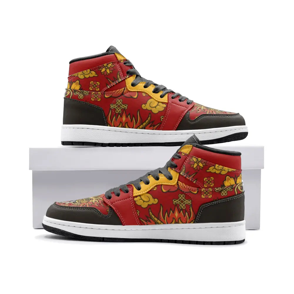 NAHTE Apparel Red Dragon TR Sneakers 85 Free shipping