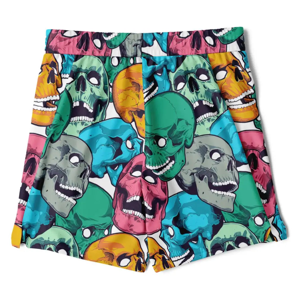 Skulls 2-in-1 Shorts - Men’s 2-in-1 Shorts - AOP