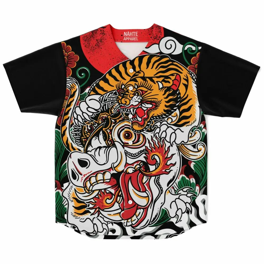 Tiger Baseball Jersey - Baseball Jersey - AOP