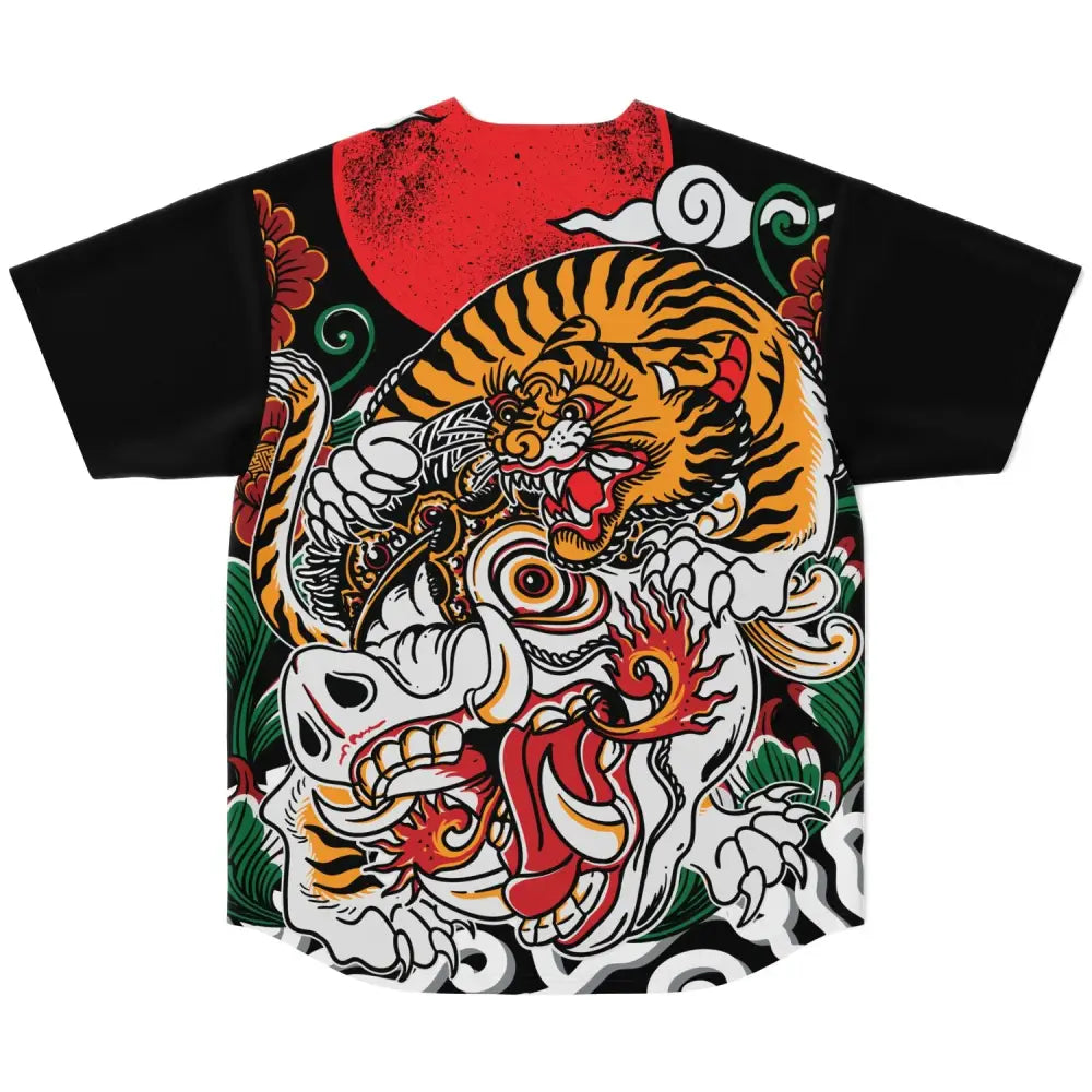 Tiger Baseball Jersey - Baseball Jersey - AOP