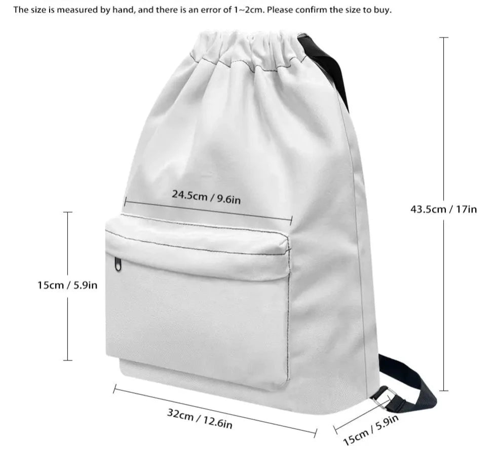 Yellow and Black Bandana Drawstring Backpack - ONESIZE