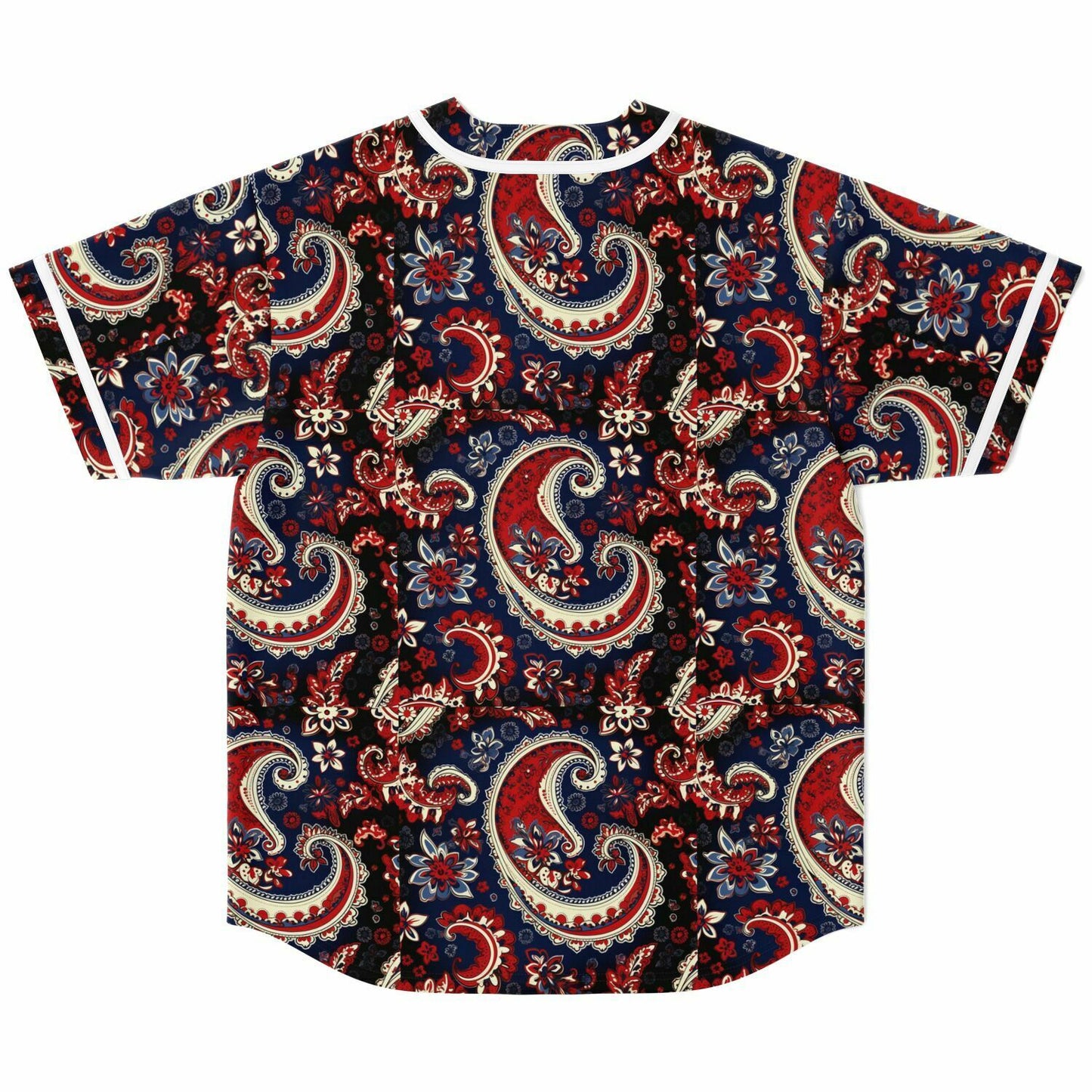Red and Blue Baseball Jersey