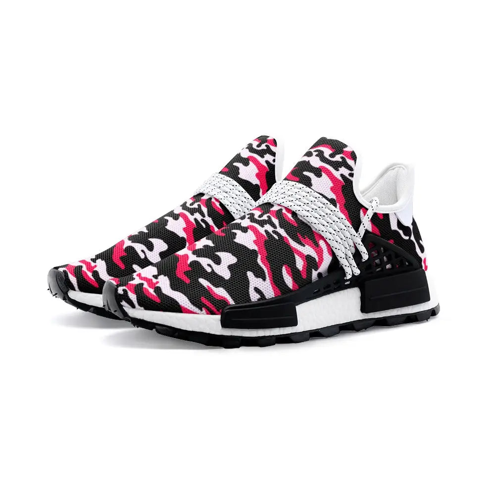 Black and Pink Camo S-1 Sneakers - Shoes