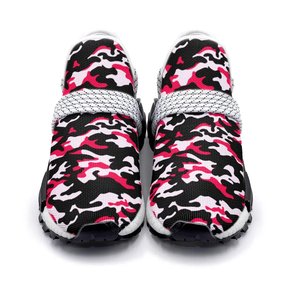 Black and Pink Camo S-1 Sneakers - Shoes