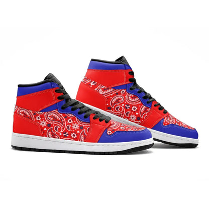 Blue and Orange Bandana TR Sneakers - Shoes