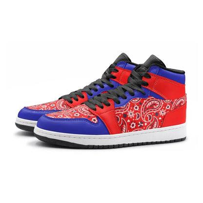 Blue and Orange Bandana TR Sneakers - Shoes