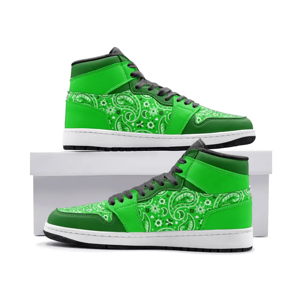 Bright Green Bandana TR Sneakers - 3 Men - Shoes