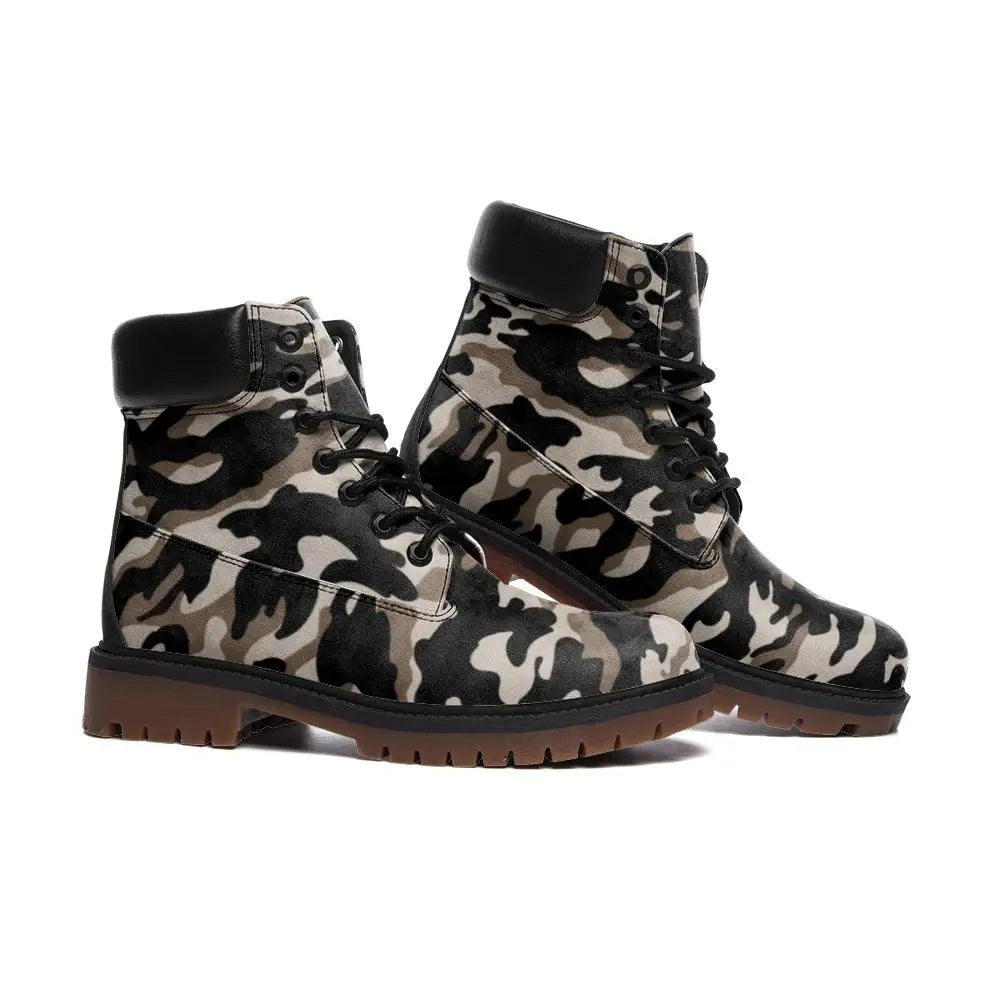 Grey discount camo timberlands