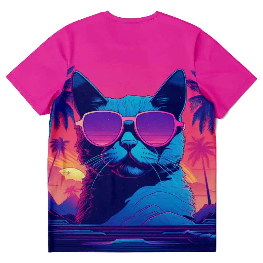 Cat With Sunglasses T-shirt - T-shirt