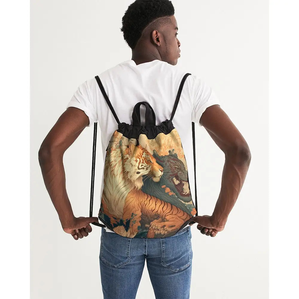 Chinese Tiger Canvas Drawstring Bag - UNIVERSAL - Backpacks