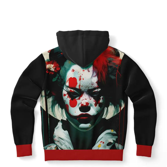 Cyberpunk Clown Athletic Hoodie - Athletic Hoodie - AOP