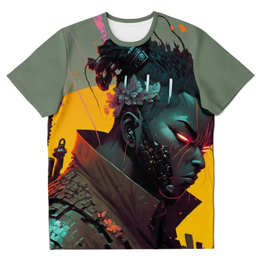 Cyberpunk Samurai T-shirt - XS - T-shirt