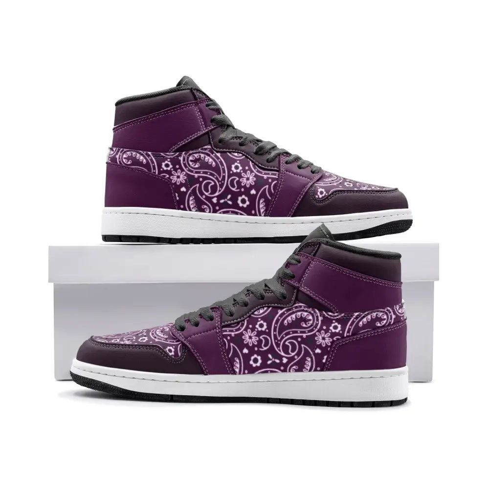 Dark Purple Bandana TR Sneakers - 3 Men - Shoes