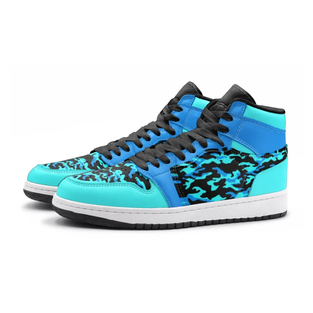Double Blue Camo TR Sneakers - Shoes