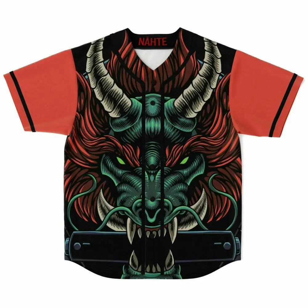 Dragon Head Baseball Jersey - Baseball Jersey - AOP
