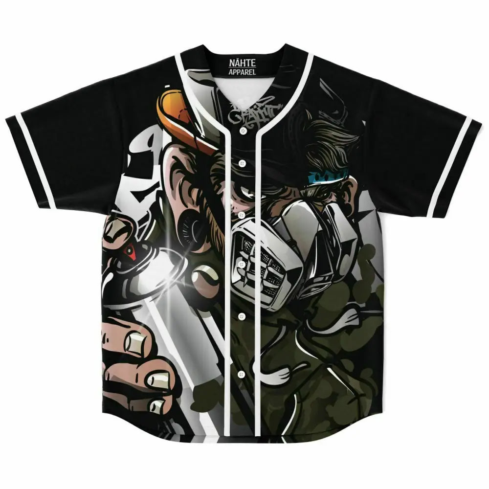 Graffiti King Baseball Jersey - Baseball Jersey - AOP