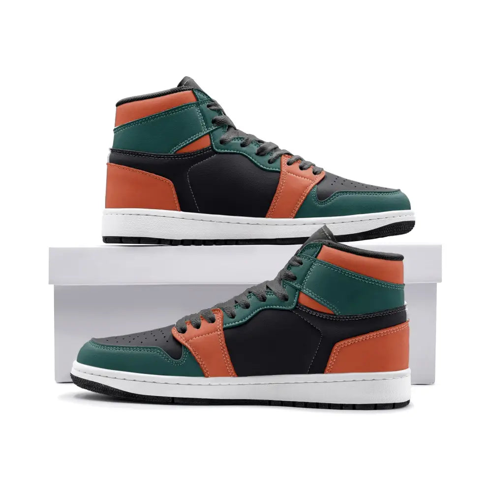 Green and Orange TR Sneakers - 3 Men - Shoes
