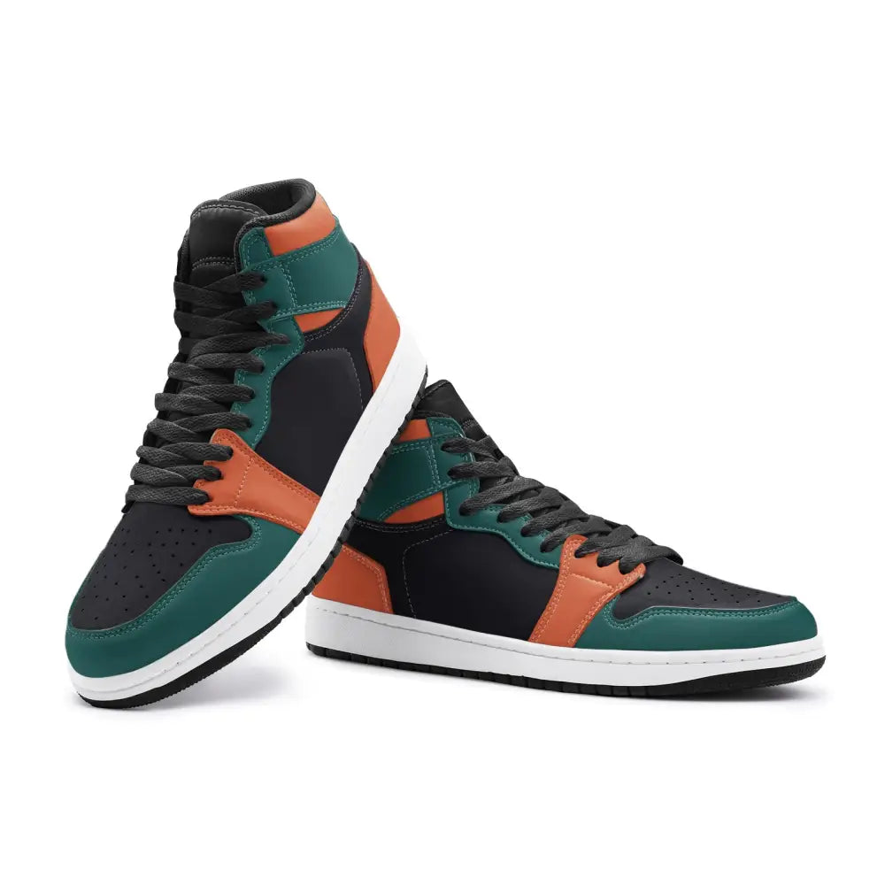 Green and Orange TR Sneakers - Shoes