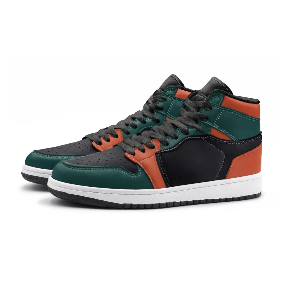 Green and Orange TR Sneakers - Shoes