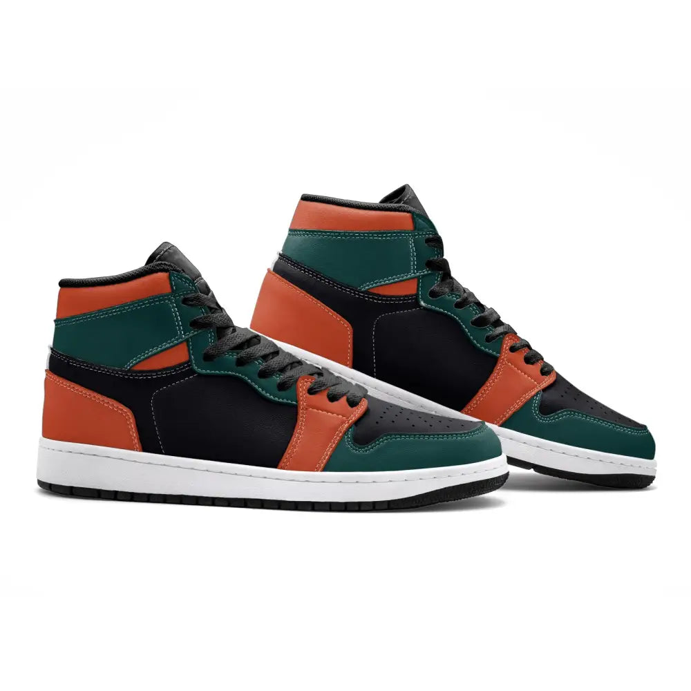 Green and Orange TR Sneakers - Shoes