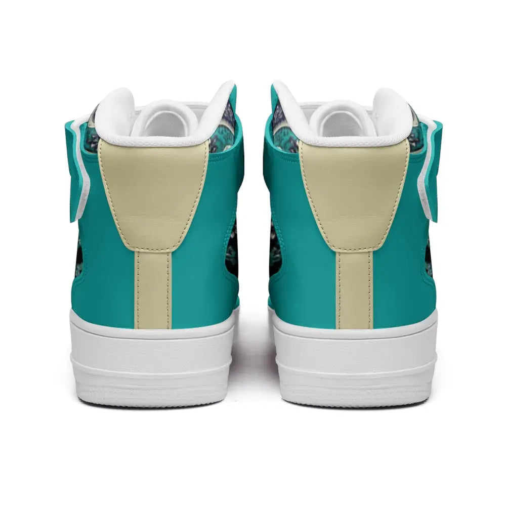 Mint Green Bandana High Top Sneakers - Shoes
