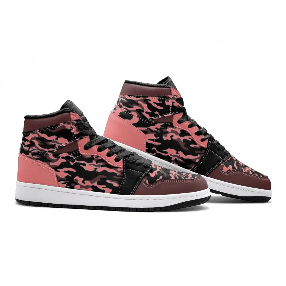 Peach Camo TR Sneakers - Shoes