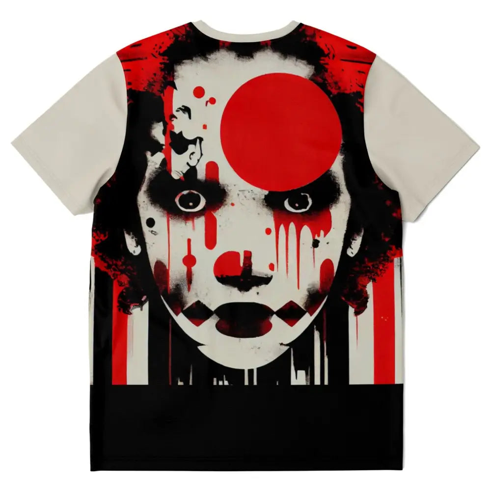 Red Circle Clown T-shirt - T-shirt